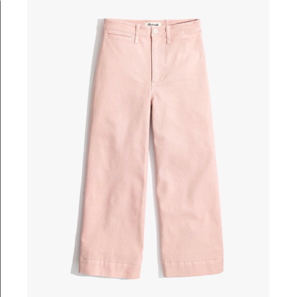 NWT! Madewell Emmett Wide-Leg Crop Pants - Picture 2 of 4
